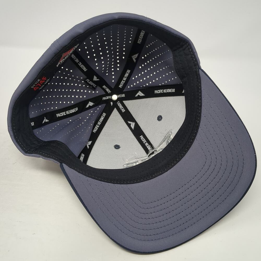 Msp Fitted Baseball Cap Gray Medium Embroidered B… - image 7